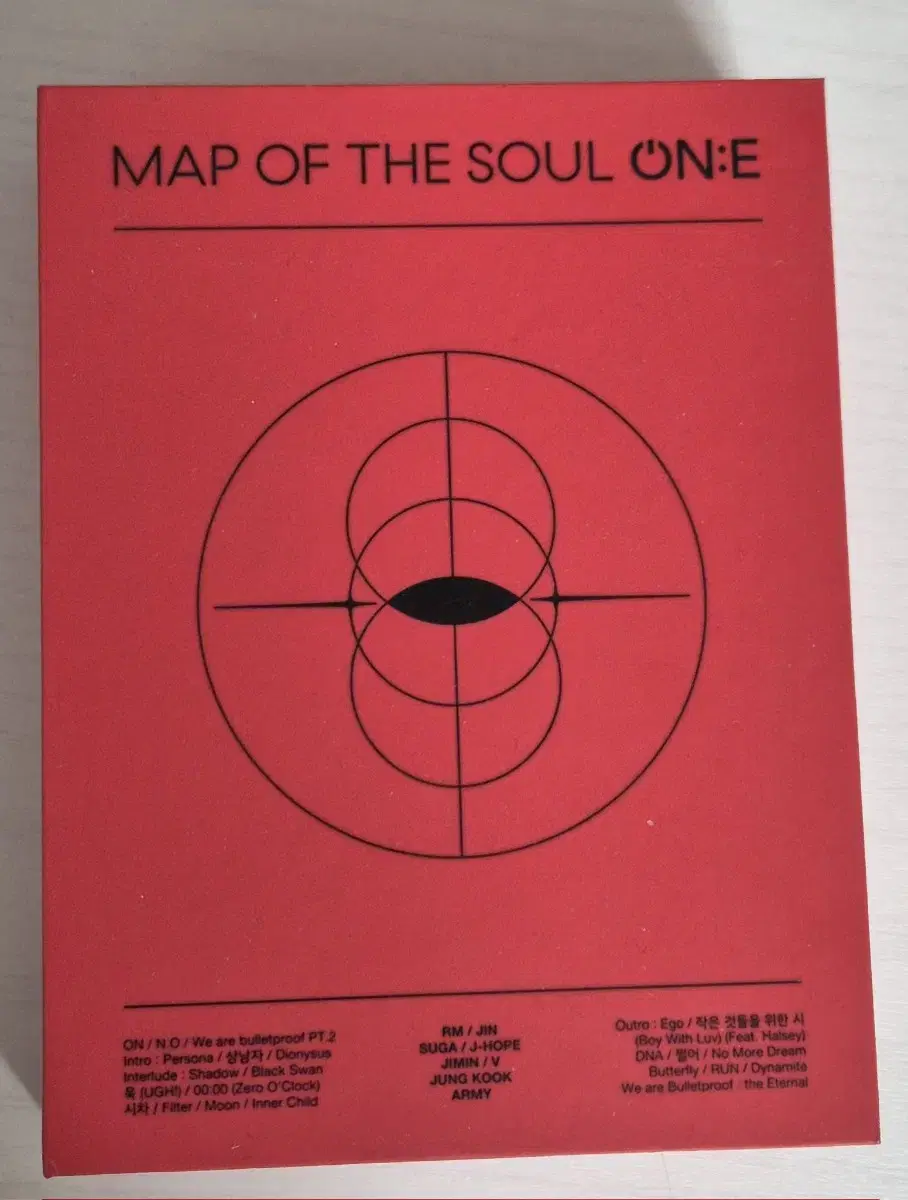 방탄소년단 map of the soul 콘서트 dvd